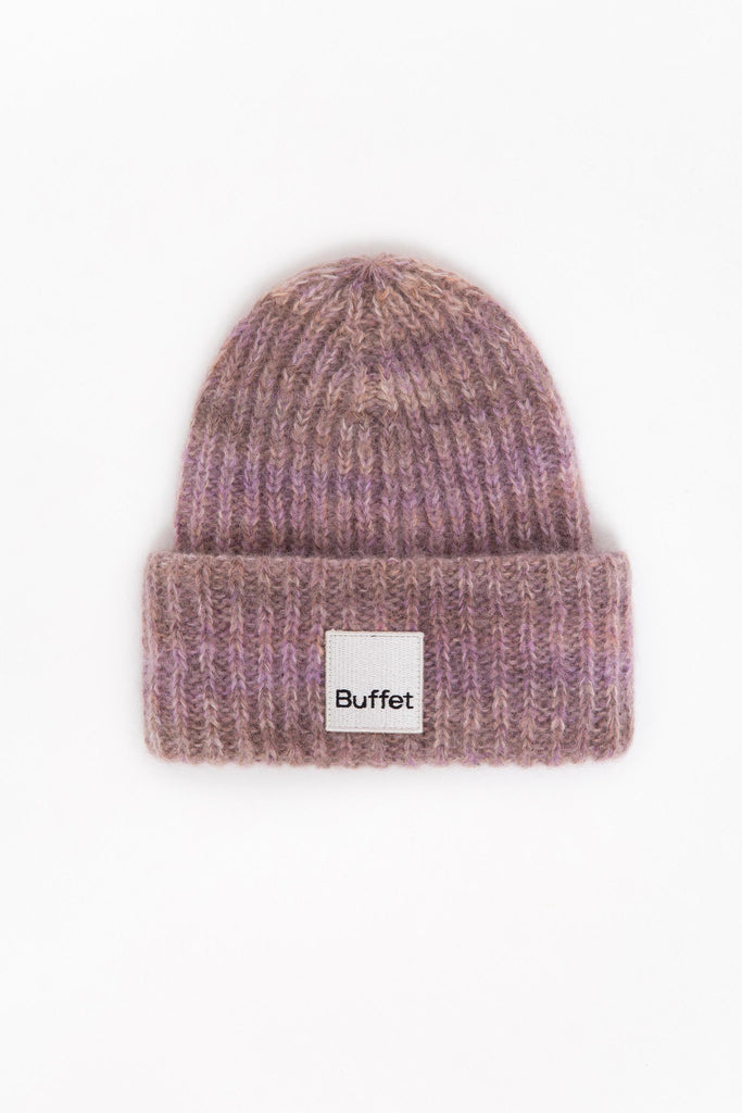 Multi chunky mohair beanie – Buffet Clothing