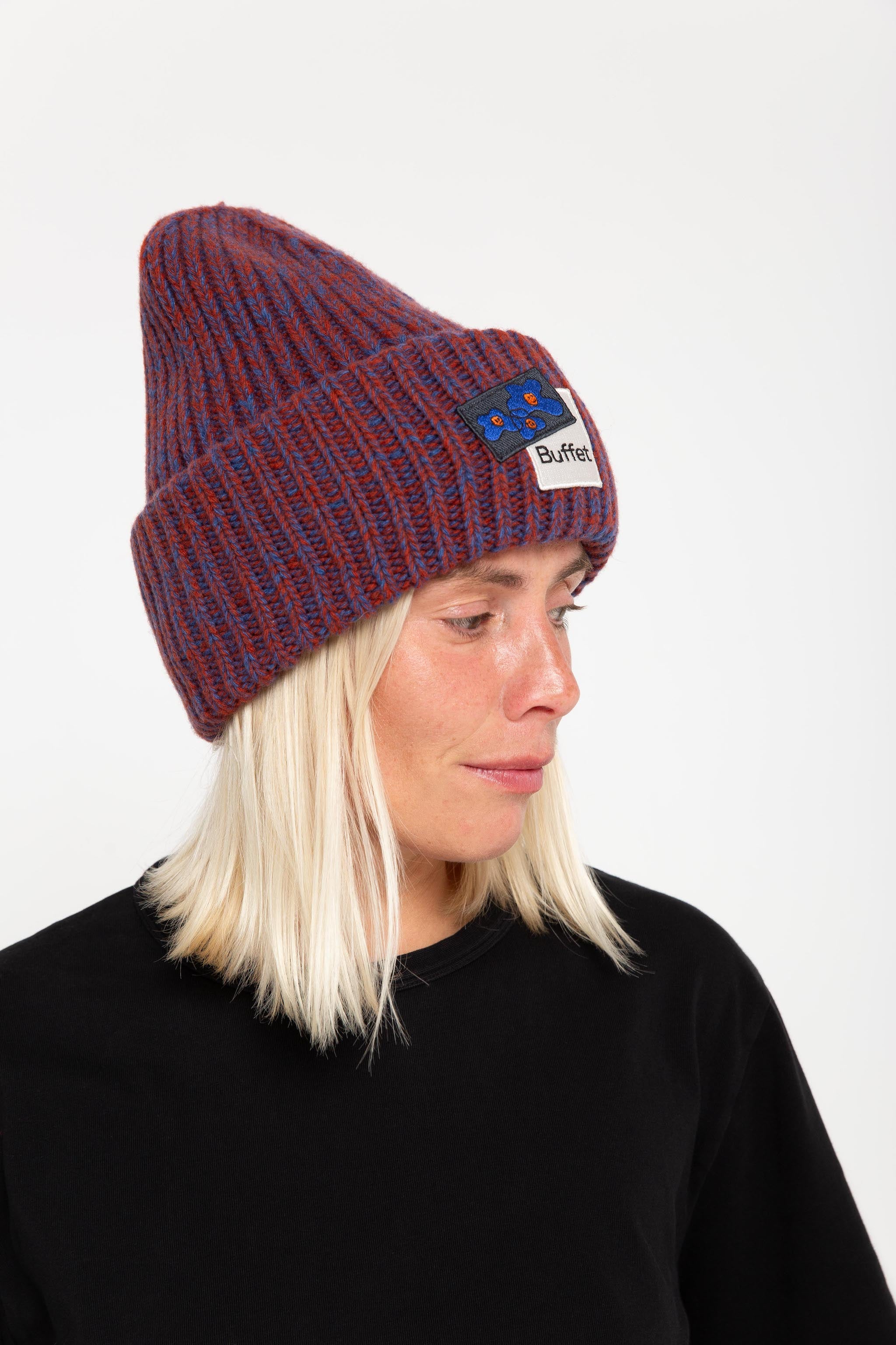 Patch chunky beanie – Buffet Clothing