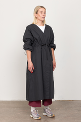 Black kimono coat