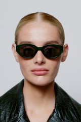 A.Kjærbede Winnie sunglasses dark green transparent