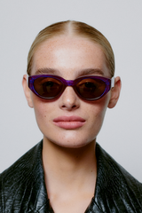 A.Kjærbede Winnie sunglasses purple transparent