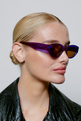 A.Kjærbede Winnie sunglasses purple transparent