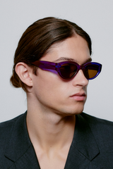 A.Kjærbede Winnie sunglasses purple transparent