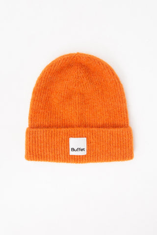 Orange classic alpaca beanie