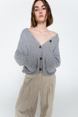 Unisex wool cardigan